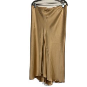 Clips Champange Color Slip Skirt from Italy New